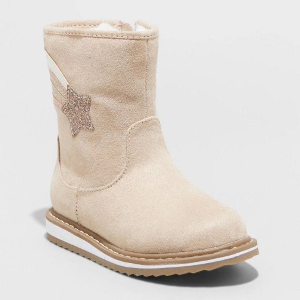 Toddler Girls Isla Rainbow Zipper Slip-On Winter Boots - Cat & Jack
